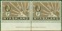 Valuable Postage Stamp Nyasaland 1934 1d Brown SG115 V.F MNH Imprint Pair