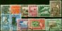 Penang 1957 Set of 11 SG44-54 Fine Used Queen Elizabeth II (1952-2022) Rare Stamps