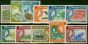 Collectible Postage Stamp Pitcairn Islands 1957 Set of 11 SG18-28 Fine LMM