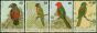 Old Postage Stamp from Papua New Guinea 1996 Parrots Set of 4 SG776-779 V.F MNH