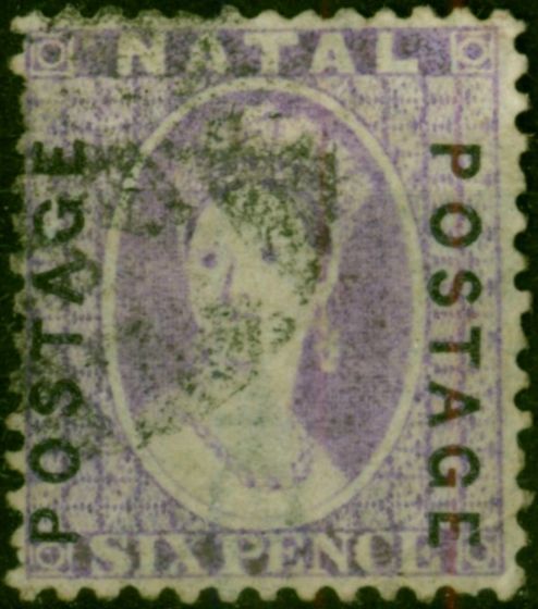Natal 1873 6d Mauve SG62 Good Used (2) Queen Victoria (1840-1901) Rare Stamps