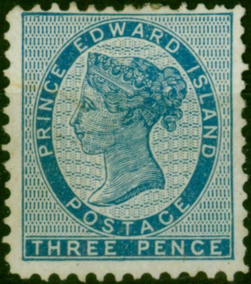 Prince Edward Island 1863 3d Blue SG14 Fine Unused  Queen Victoria (1840-1901) Rare Stamps