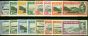 Collectible Postage Stamp from Ascension 1938-53 Set of 16 SG38b-47b Very Fine Lightly Mtd Mint