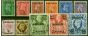 Bahrain 1948-49 Set of 11 SG51-60a Fine Used  King George VI (1936-1952) Valuable Stamps