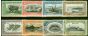 Collectible Postage Stamp from Falkland Islands 1933 Centenary Set of 8 to 1s SG127-134 Fine Mtd Mint