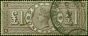GB 1884 £1 Brown-Lilac SG185 Fine Used (3) Queen Victoria (1840-1901) Rare Stamps
