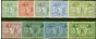 Old Postage Stamp from New Hebrides 1911 set of 9 SG18-29 Fine Very Lightly Mtd Mint