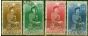 Old Postage Stamp from New Zealand 1954-57 Set of 4 High Values SG733d-736 Fine Used (3)