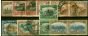 Old Postage Stamp South Africa 1927-30 Extended Set of 9 SG34-39 Good Used