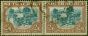 Collectible Postage Stamp South Africa 1944 2s6d Blue & Brown SG49b Good Used