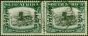 Old Postage Stamp South Africa 1948 5s Black & Blue-Green SG026 V.F.U