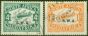 Collectible Postage Stamp from South West Africa 1930 Air set of 2 SG70B-71B Later Print V.F.U