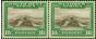 Old Postage Stamp from South West Africa 1931 10s Red-Brown & Emerald SG84 Fine Lightly Mtd Mint