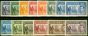 Old Postage Stamp from St Helena 1938-40 Set of 14 SG131-140 Fine Lightly Mtd Mint