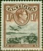 Collectible Postage Stamp from Antigua 1938 1s Black & Brown SG105 Fine Mtd Mint