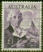 Rare Postage Stamp from Australia 1964 £1 Dp Reddish Violet SG359 Fine Used