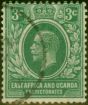Collectible Postage Stamp B.E.A KUT 1921 3c Green SG66 V.F.U
