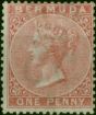 Bermuda 1865 1d Pale Rose SG2 Good MM Queen Victoria (1840-1901) Rare Stamps