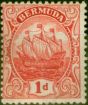Valuable Postage Stamp Bermuda 1916 1d Rose-Red SG46a Fine MM (3)