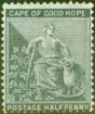 Collectible Postage Stamp from Cape of Good Hope 1871 1/2d Grey-Black SG28 Fine & Fresh Mtd Mint