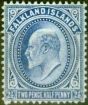 Rare Postage Stamp from Falkland Islands 1904 2 1/2d Ultramarine SG46 Fine & Fresh Lightly Mtd Mint
