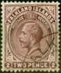 Collectible Postage Stamp from Falkland Islands 1912 2d Maroon SG62 Superb Used