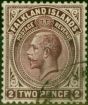 Collectible Postage Stamp Falkland Islands 1912 2d Maroon SG62 V.F.U