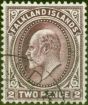 Collectible Postage Stamp from Falkland Islands 1912 2d Reddish Purple SG45b Superb Used