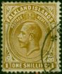 Falkland Islands 1920 1s Brown SG65b Thick Paper Fine Used  King George V (1910-1936) Valuable Stamps