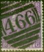 Valuable Postage Stamp from GB 1869 6d Mauve SG109 Pl 8 Good Used