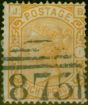 Collectible Postage Stamp GB 1876 8d Orange SG156 Fine Used