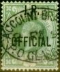 Collectible Postage Stamp from GB 1889 1s Dull Green I.R Official SG015 Very Fine Used