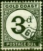 Rare Postage Stamp from Gold Coast 1951 3d Black SGD6 Fine Used