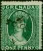 Grenada 1873 1d Deep Green SG10 Fine Used Queen Victoria (1840-1901) Valuable Stamps