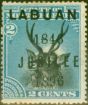Valuable Postage Stamp from Labuan 1896 2c Black & Blue SG84 Fine Mtd Mint