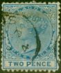 Collectible Postage Stamp Lagos 1874 2d Blue SG2 Good Used