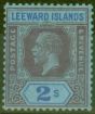 Valuable Postage Stamp from Leeward Islands 1926 2s Red-Purple & Blue-Blue SG74a Fine Lightly Mtd Mint