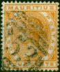 Mauritius 1883 4c Orange SG104 Fine Used. Queen Victoria (1840-1901) Used Stamps
