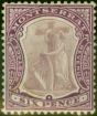 Old Postage Stamp Montserrat 1914 6d Dull & Bright Purple SG43a Fine MM