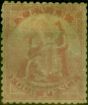 Rare Postage Stamp from Nevis 1862 4d Rose SG2 Good Mtd Mint