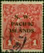 New Guinea 1915 1d Carmine-Red SG67b Good Used  King George V (1910-1936) Rare Stamps