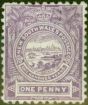 Valuable Postage Stamp from New South Wales 1888 1d Lilac SG253var Wmk Inverted Fine Mtd Mint