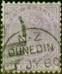 Rare Postage Stamp from New Zealand 1878 1d Mauve-Lilac SG180 Fine Used