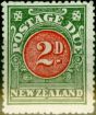 Valuable Postage Stamp from New Zealand 1906 2d Carmine & Green SGD22 Fine & Fresh Lightly Mtd Mint