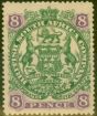 Rare Postage Stamp from Rhodesia 1897 8d Green & Mauve-Buff SG72 Fine & Fresh Lightly Mtd Mint