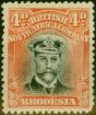 Valuable Postage Stamp from Rhodesia 1918 4d Black & Dull Red SG262 Die IIIB Fine Very Lightly Mtd Mint