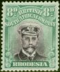 Old Postage Stamp from Rhodesia 1923 8d Violet & Grey-Green SG297 Fine Mtd Mint
