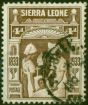 Sierra Leone 1933 4d Brown SG173 Fine Used  King George V (1910-1936) Old Stamps