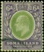 Collectible Postage Stamp Somaliland 1905 6a Green & Violet SG51 Good Used 1