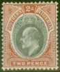 Valuable Postage Stamp from Southern Nigeria 1903 2d Grey-Black & Chestnut SG12 Fine Mtd Mint